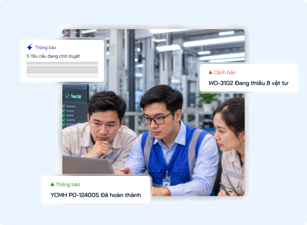 Giám sát tiến độ giao hàng
