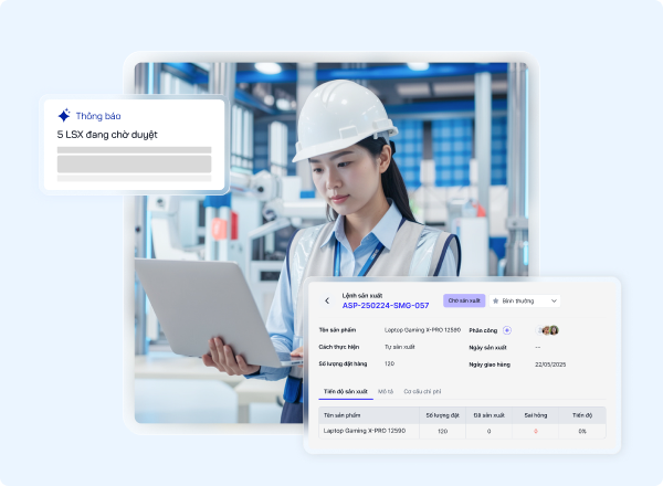 Giám sát tiến độ real-time