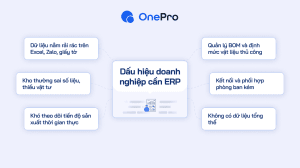 Dáu hiệu cần ERP