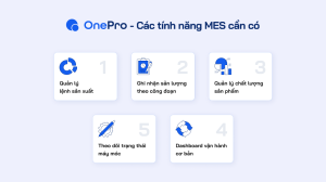 Chức năng cơ bản của phần mềm MES cho SME