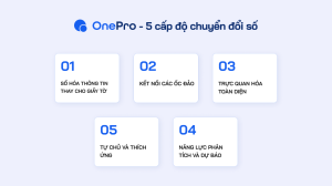 5 cấp độ chuyển đổi số nhà máy