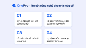trụ cột công nghệ cho chuyển đổi số nhà máy