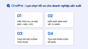 OnePro - Đồng hành kiến tạo nhà máy thông minh