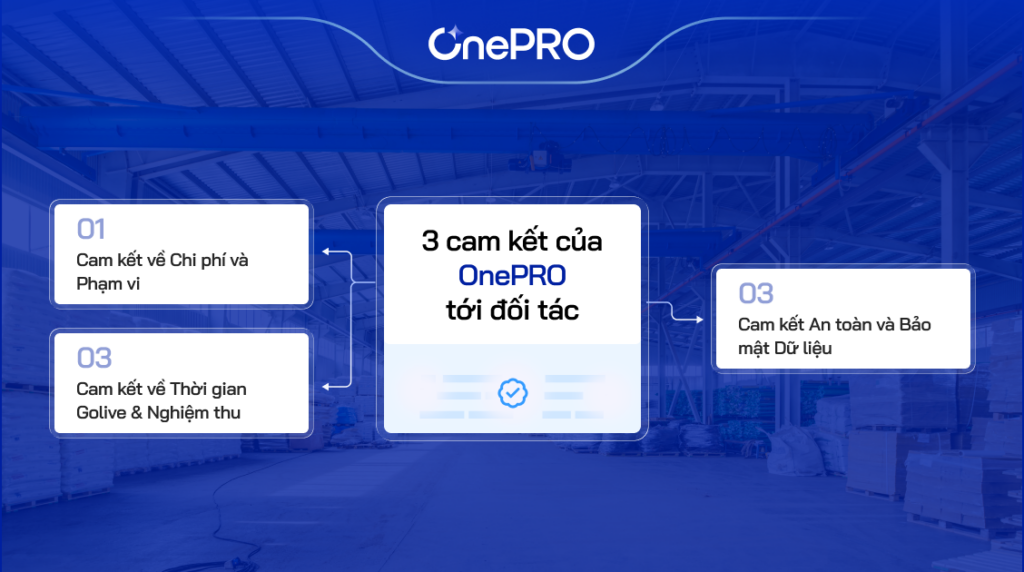 OnePro ERP cam kết đồng hành đến trọn đời với các đối tác
